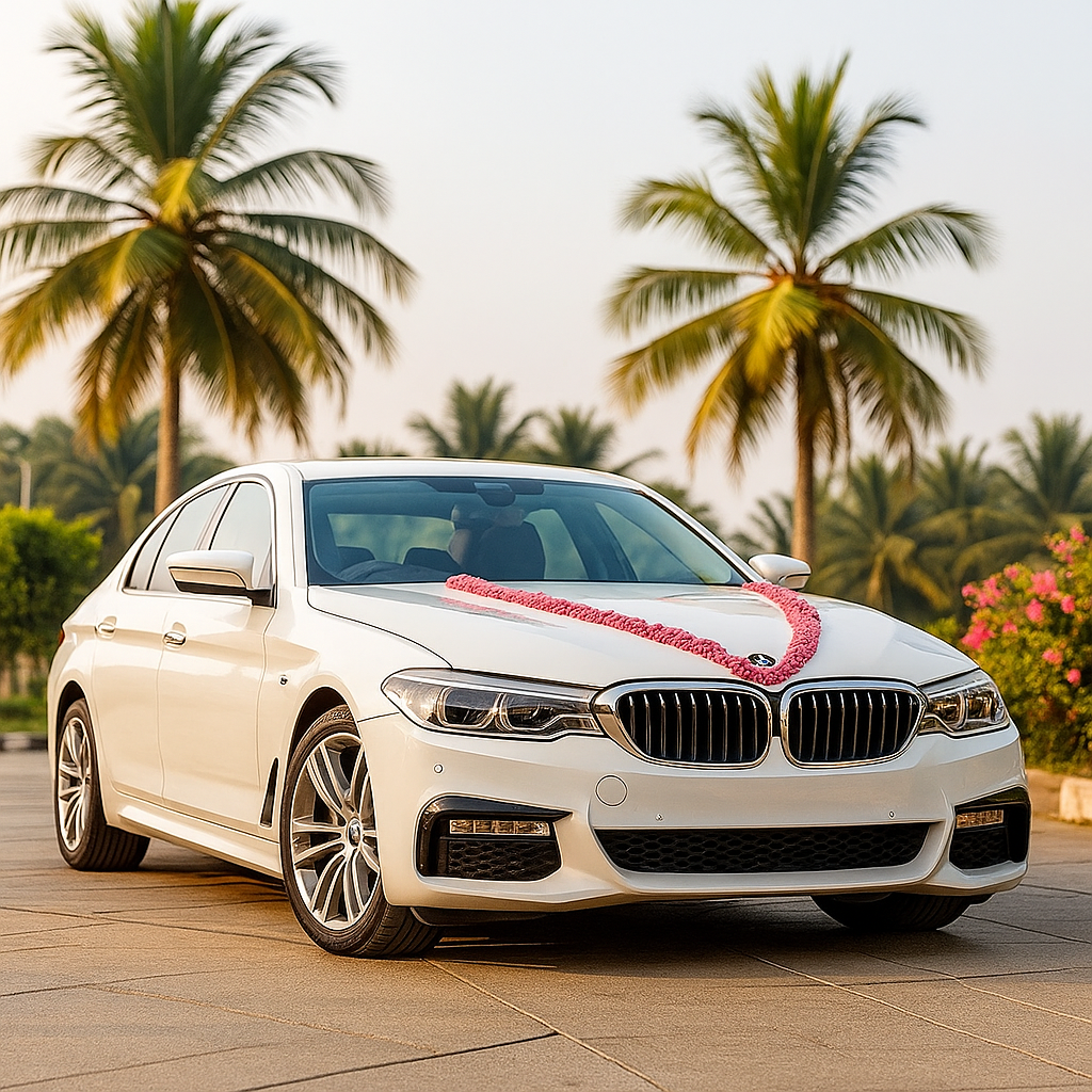 BMW 5 Series 520d Luxury Cars for Wedding in Bangalore
