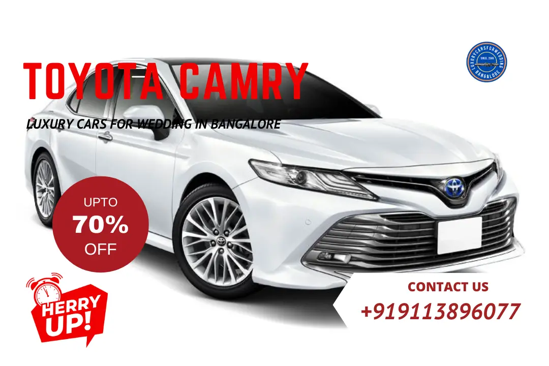 Toyota Camry Luxury Cars for Wedding in Bangalore