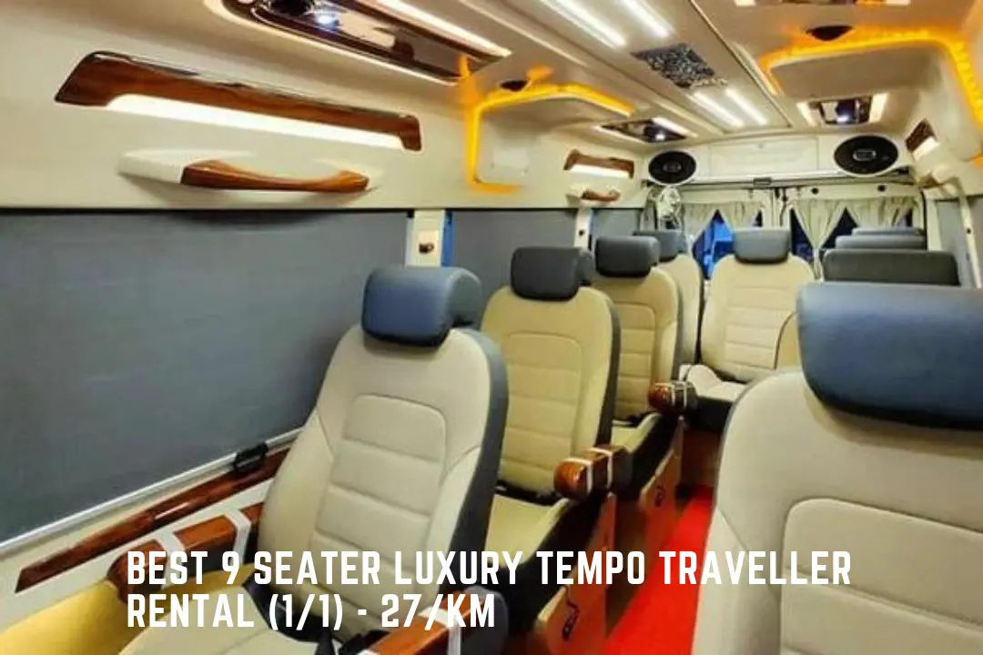 9 Seater Luxury Tempo Traveller Rental