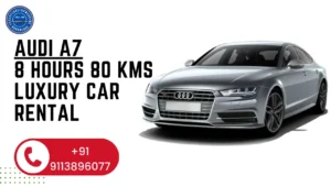 Audi A7 8 hours 80 kms luxury car rental