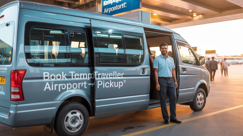 Book Tempo Traveller Airport Pickup Bangalore